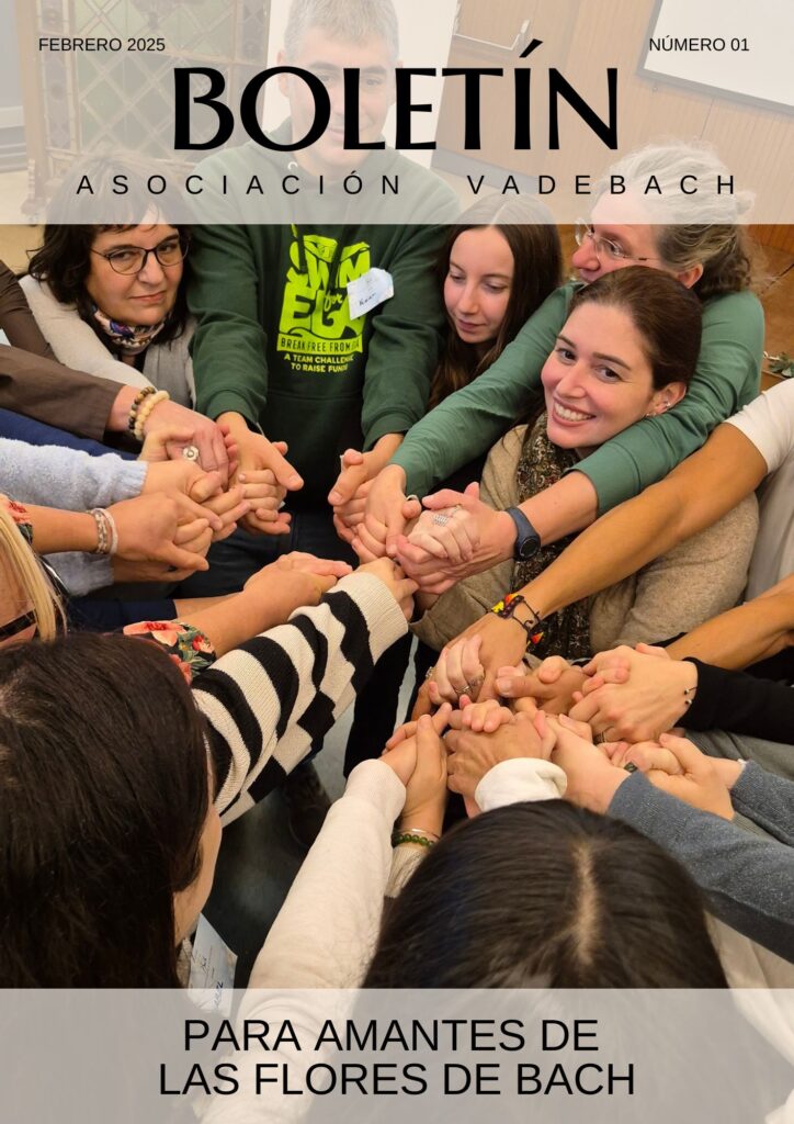1er boletin semestra asociciaón vadebach educación emocional con las flores de bach